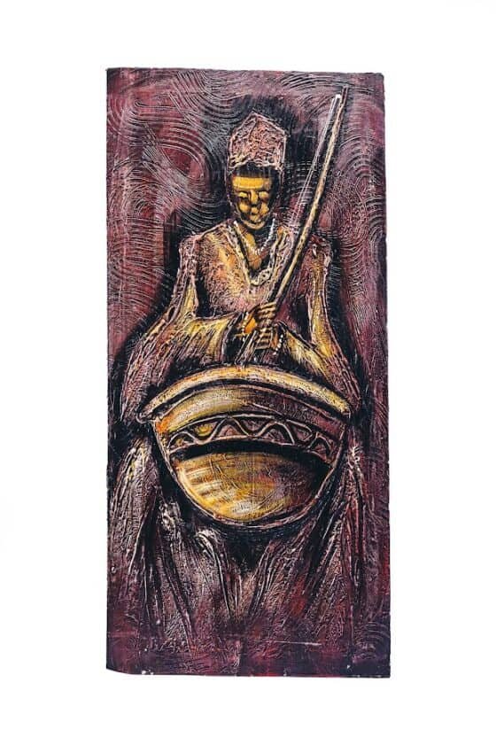 40CF4B16-A777-4895-A10D-7A76B6806870 Brown Painting - Image 1
