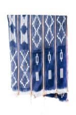 Blue white fabric