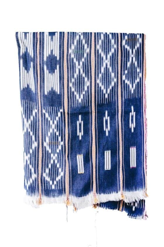 Blue white fabric - Image 1