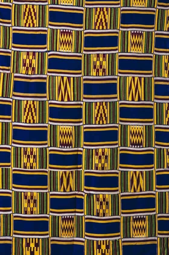 Yellow Blue Fabric - Image 2