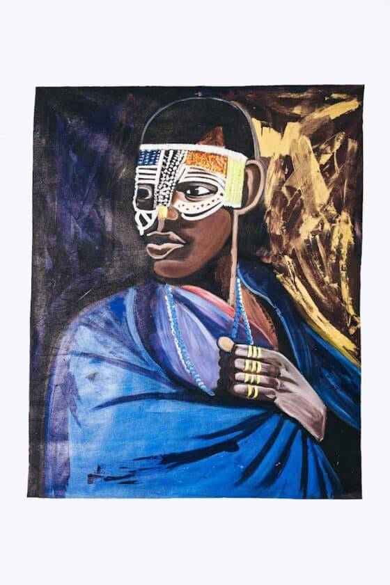 84D8BD98-BD3D-4E86-8CE8-2162CC59FAB5 MaskMan Watercolour Painting - Image 1