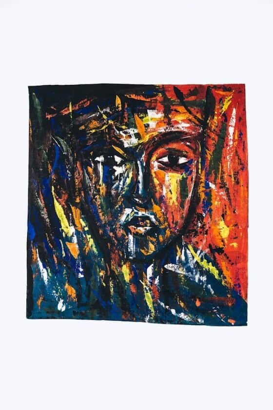 E6C0ED07-E270-4EA6-B5FB-6C8EB07BC6B8 Face Watercolour Painting - Image 1