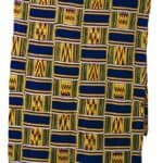 Yellow Blue Fabric