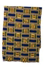Yellow Blue Fabric