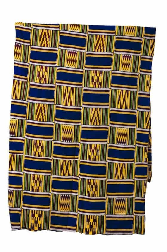 Yellow Blue Fabric - Image 1